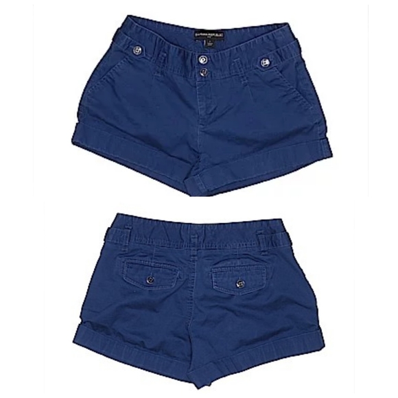 Banana Republic Pants - Banana Republic Blue Cuffed Shorts